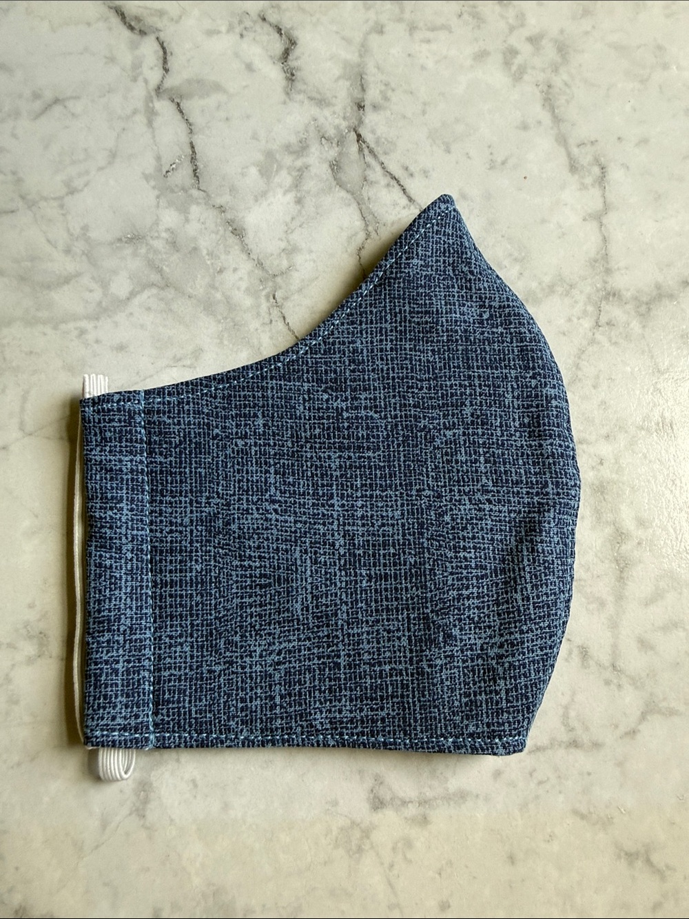 Women/teen Blue Textured Face Mask